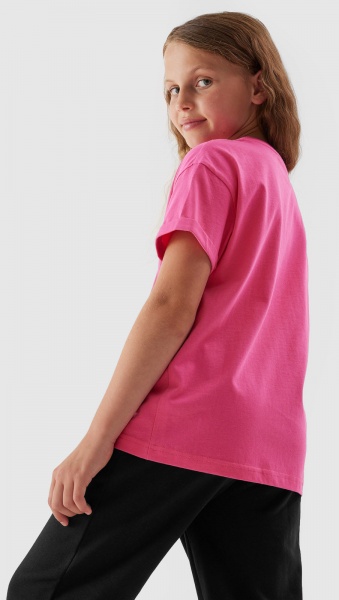 Футболка 4F TSHIRT M0794 4FJAW23TTSHM0794-10S р.146 рожевий