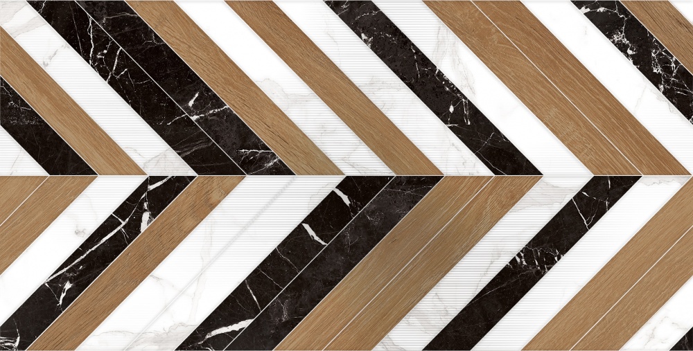 Декор Allore Group Statuario White W\DEC M NR Satin 30,8x60,8 см