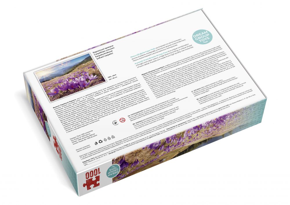 Пазл DGT Карпатські крокуси 1000 елементів TRFL_UA/4