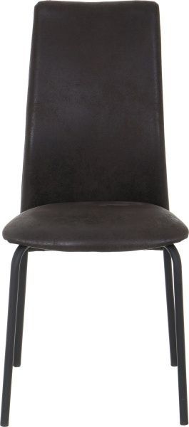 Стілець обідній Nowy Styl Muza Black (BOX-2) (CH) Gobi-97 чорний/сірий