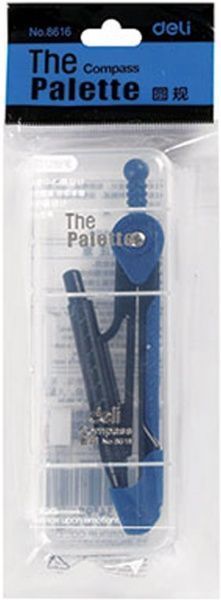 Готовальня з механічним олівцем Deli