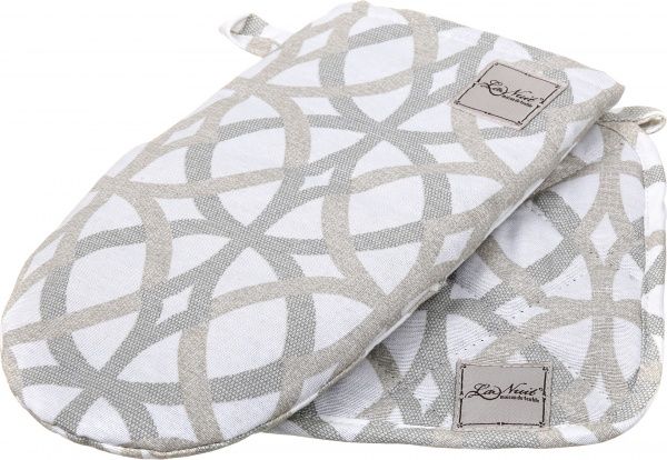 Набір кухонний Класика Ажур 20x20 см сірий із бежевим La Nuit 