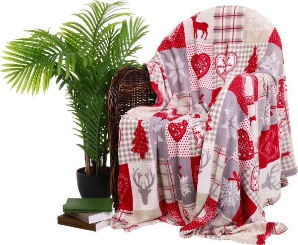 Плед NY Heart 150x200 см червоний La Nuit 