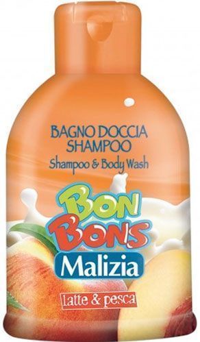 Шампунь-гель Bon Bons Malizia Молоко і персик 500 мл