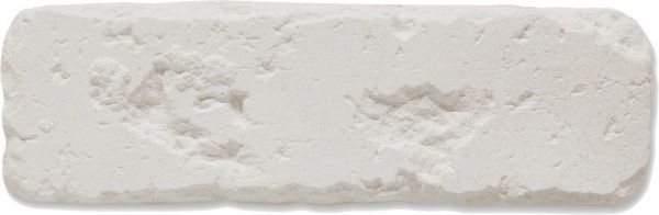 Плитка гипсовая прямая RUSTIKA Кирпич античный белый 0,95 кв.м 