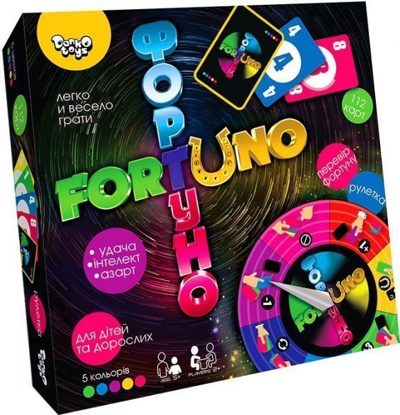 Гра настільна Danko Toys ФортУно велика укр. UF-02-01U