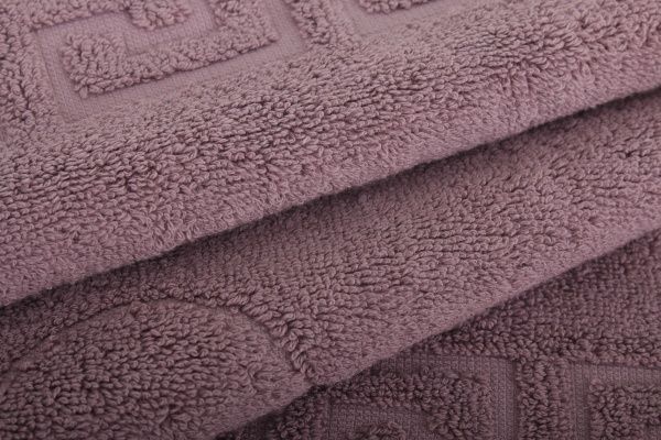 Коврик для ног Rice Dusty Pink 50x70 см коричневый La Nuit 