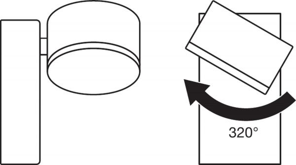 Підсвітка для сходів та фасаду Ledvance Spot IP44 LED 8 Вт білий 