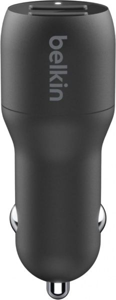 Автомобильное зарядное устройство Belkin Car Charger 24W Dual USB-A black