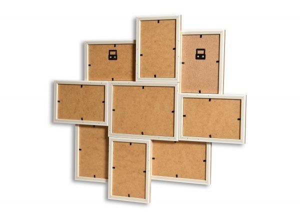 Мультирамка Веліста на 8 фото 15w-3206-11v 15x21/10x15/10x10 см дерево светлое 