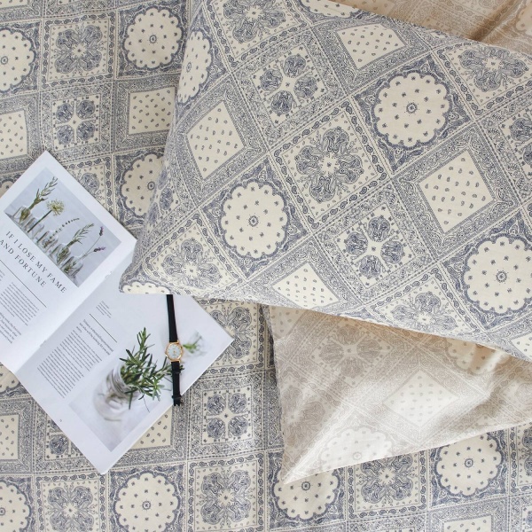 Комплект постельного белья Fonti 2 с принтом La Nuit 