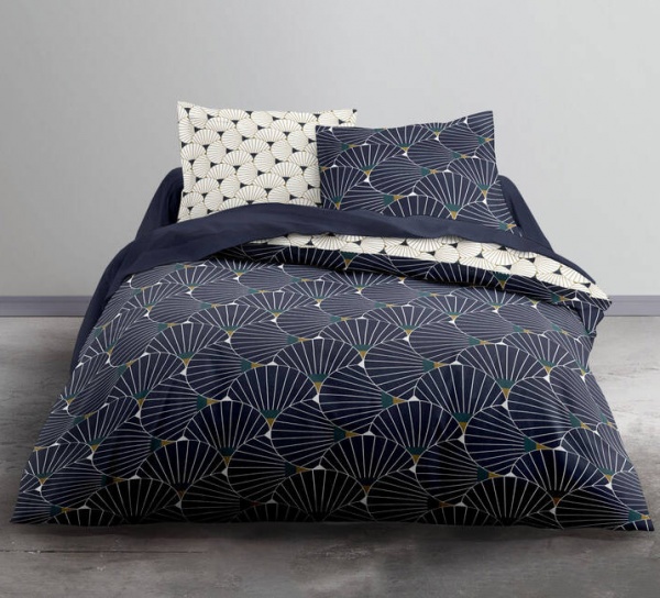 Комплект постільної білизни Calais 2.0 темно-синій Today 