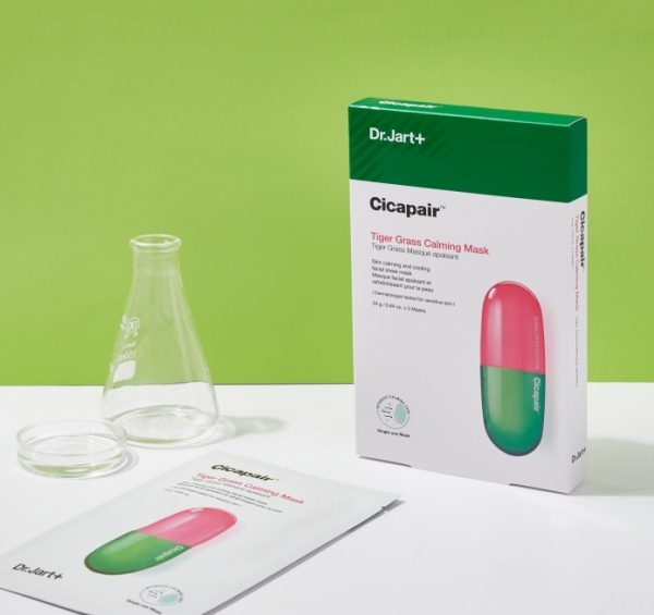 Маска для лица Dr.Jart+ Cicapair Calming Mask с экстрактом центеллы азиатской 24 г 1 шт.