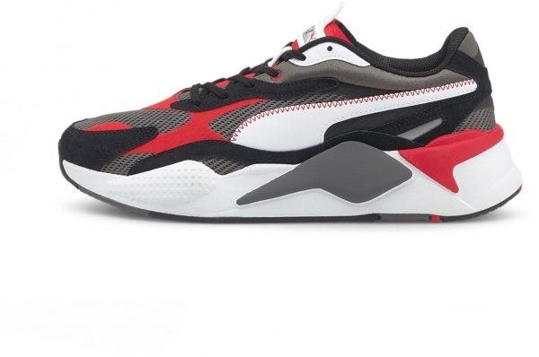 Кроссовки Puma RS-X? Twill AirMesh 36884502 р.UK 6,5 серо-черно-красный