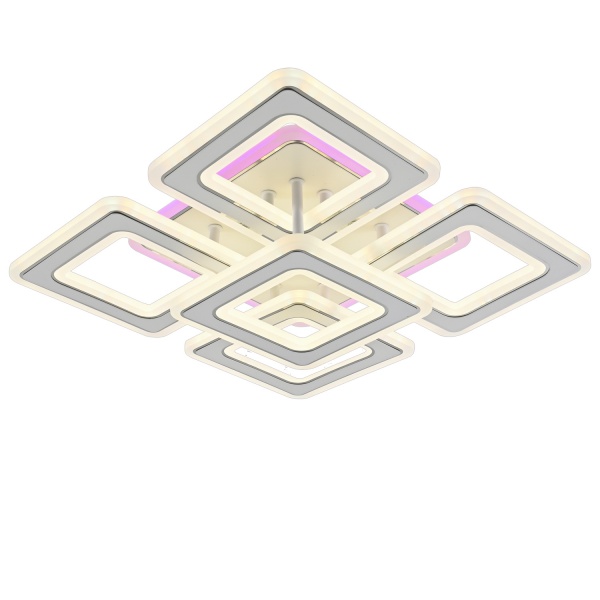 Люстра светодиодная Victoria Lighting 107 Вт белый/серебро Link/PL5 