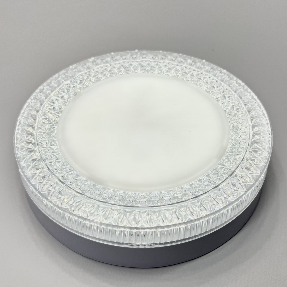 Світильник світлодіодний Sensio 24 Вт білий/прозорий 5000 К MIYA 24W R