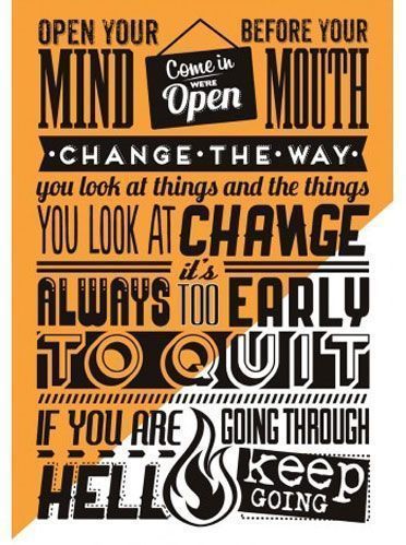 Постер «Открой разум» 27х39 см Posterclub 