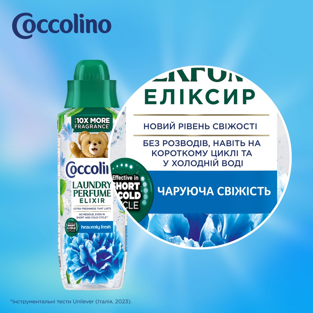 Парфум для білизни Coccolino Еліксир Чаруюча свіжість 0,46 л