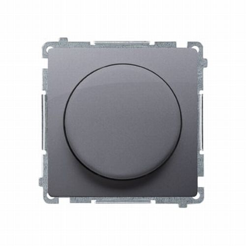 Світлорегулятор кнопковий Simon Basic Neos 250 Вт 20 IP темно-сірий металік BMS9L.01/21