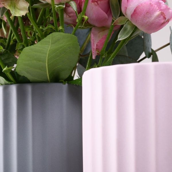 Ваза керамическая розовая Yoko 24 см 1368610 ASA