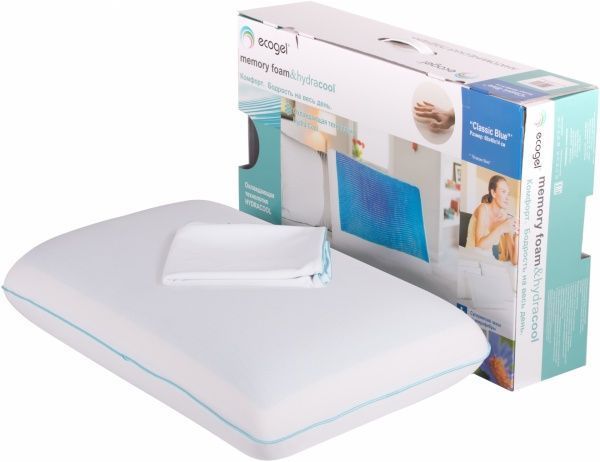 Подушка Classic Blue 60x40x14 см Ecogel