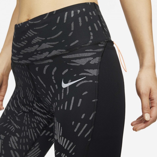 Лосины Nike W NK DF RUN DVN FAST REF DD6803-010 р.M черный