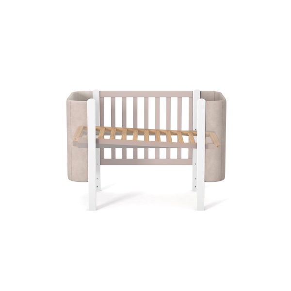 Ліжечко дитяче Veres Монако Велюр капучино-білий 05.3.1.212.13