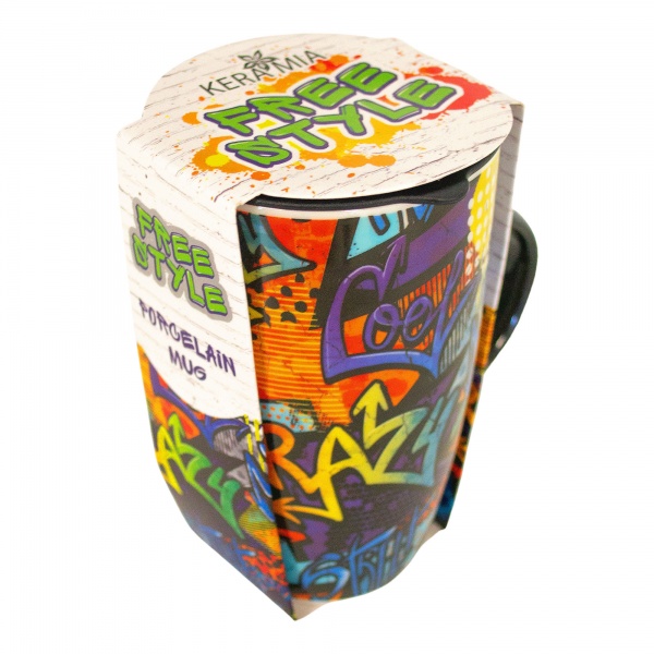 Чашка з кришкою Freestyle 420 мл 21-279-119 Keramia