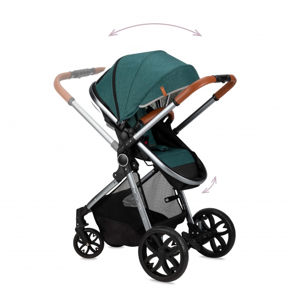 Коляска универсальная 2 в 1 MoMi Limuru 2в1 green 