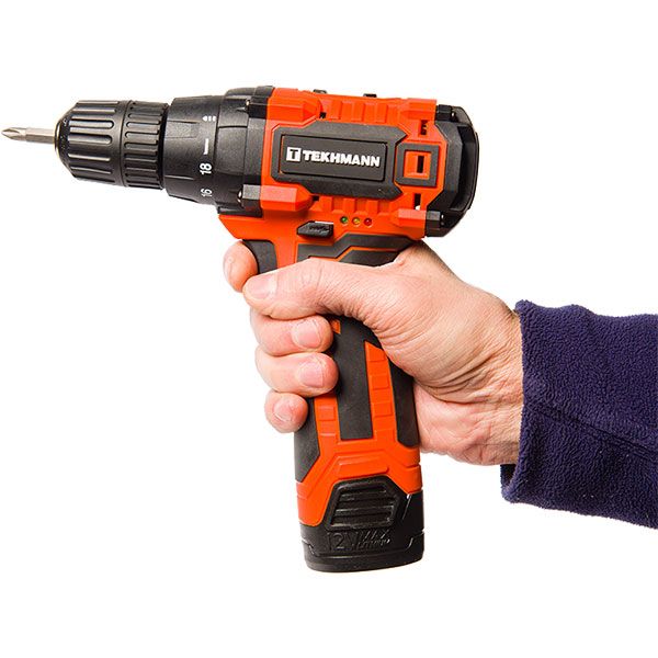 Шуруповерт акумуляторний Tekhmann TCD-12 HB Li
