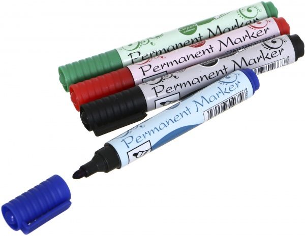 Набор перманентных маркеров Centrum 4 шт. 80270 80270 разноцветный 