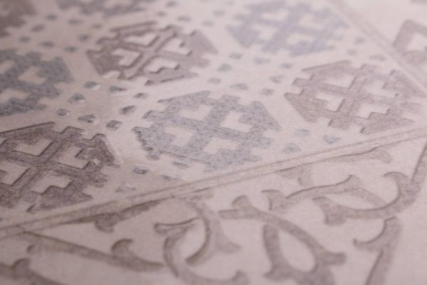 Плитка Allore Group Porto Vetro Grey W\DEC M 25х75 NR Glossy 1 