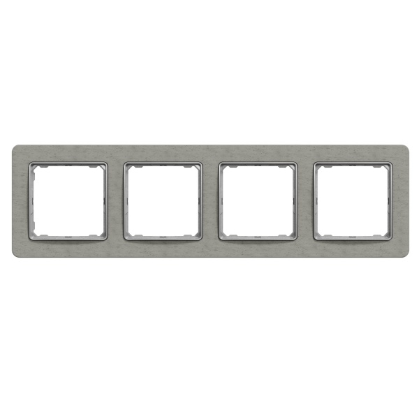 Рамка чотиримісна Schneider Electric Sedna Elements універсальна бетон SDD390804