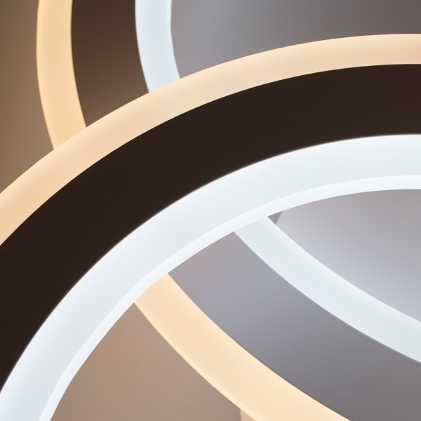 Люстра світлодіодна Luminaria R700/600 108 Вт білий матовий TRIPLEX ROUND 108W R 