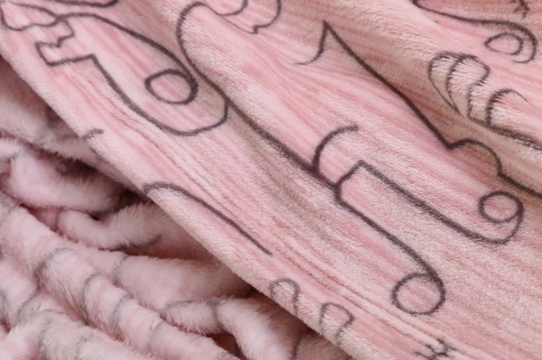 Плед Frannel Face pink 200x220 см різнокольоровий La Nuit 