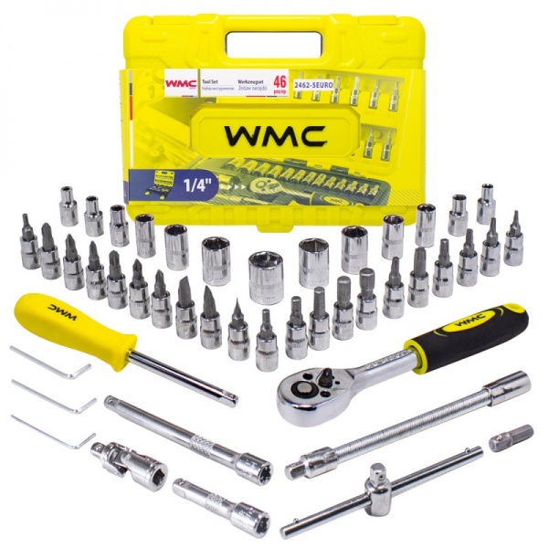 Набор ручного инструмента WMC TOOLS 46 шт. WT-2462-5 EURO