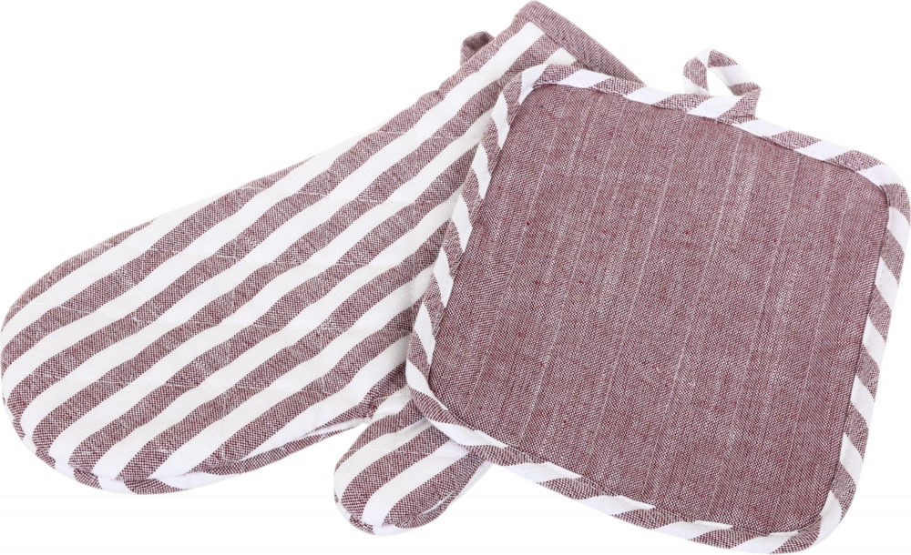 Набор кухонный прихватка и перчатка Betty розовый La Nuit