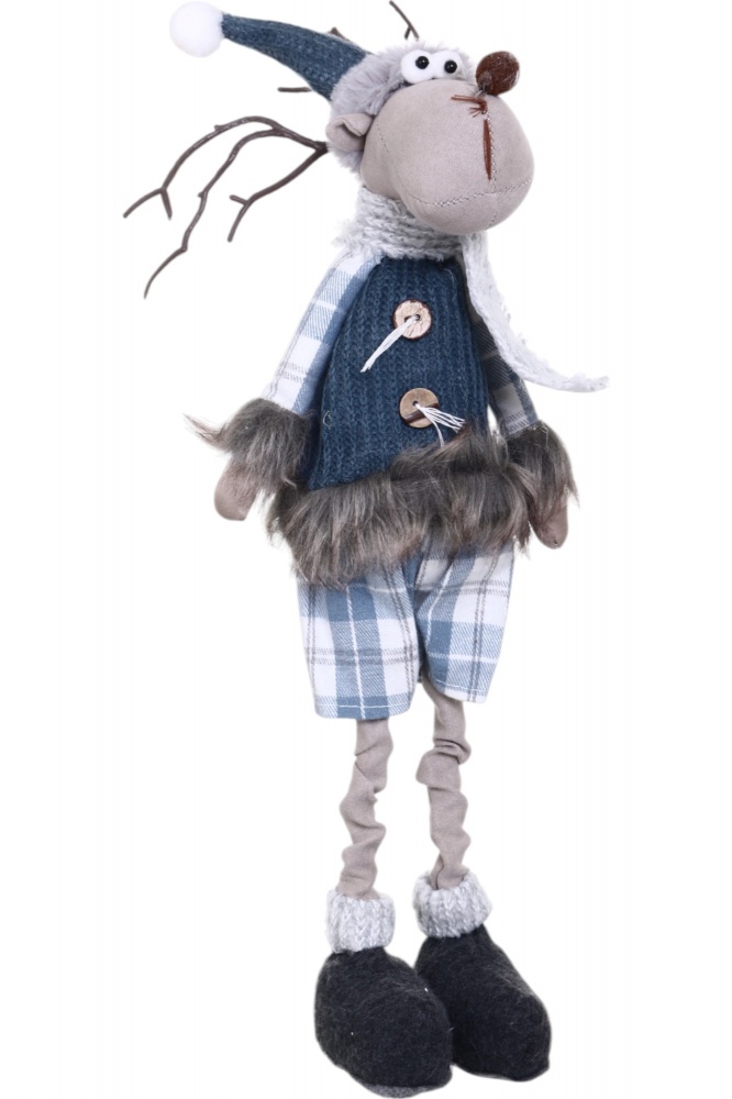 Декорація новорічна Лось що стоїть 15х47 см в асортименті YM83303YM83303-EK 47 см