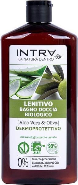 Гель для душа INTRA ALOE&OLIVE 400 мл