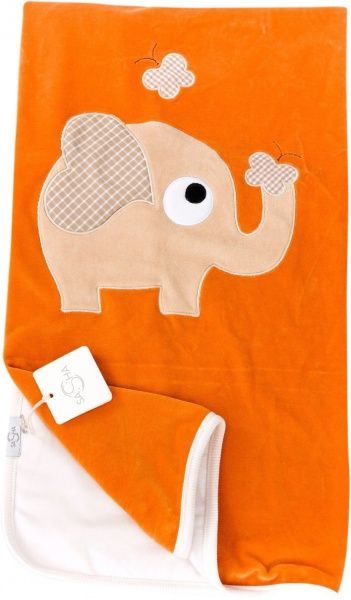 Плед Sasha детский Essence Слоник 90*90 оранжевый 115/13 