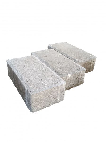 Тротуарна плитка Цегла 60 мм сірий