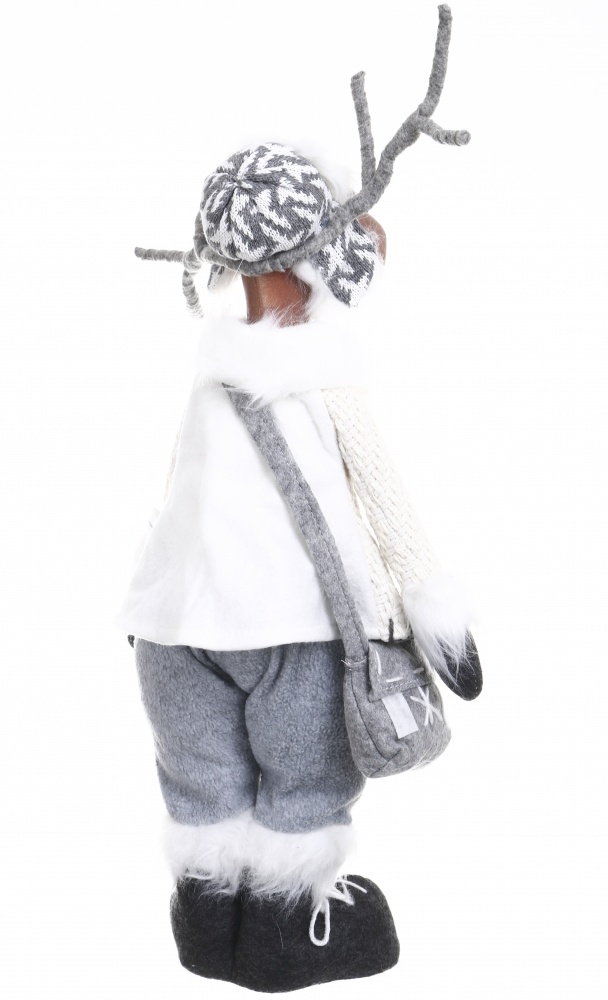 Декорация новогодняя Лось леший 20x45 см 2 цвета в ассортименте