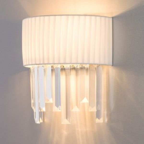 Бра Strotskis Amantea 2x40 Вт E14 хром/прозрачный 10106/2 (хром)