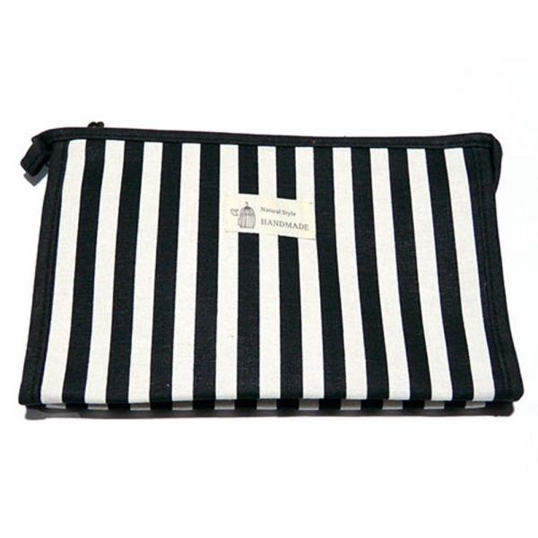 Косметичка Смужка Максі B5111 чорний 