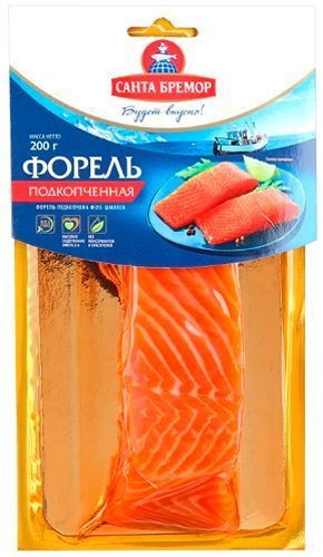 Форель Санта Бремор филе-кусок подкопченая 200