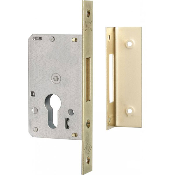 Дверной замок входной Kale 157 латунь