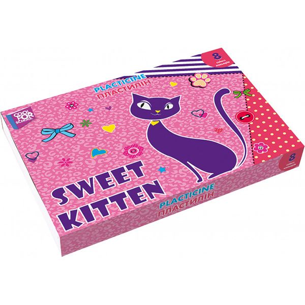Пластилин Sweet Kitten, 8 цветов CF60202 Cool For School