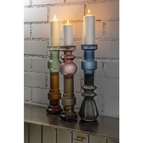 Свічник Marvelous Duo фіолетово-сірий 49 см KARE Design