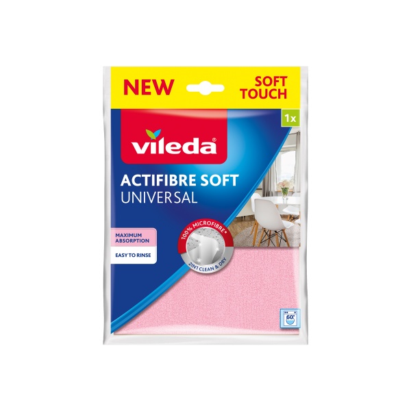 Салфетка Vileda Actifibre Soft 27x32 см 1 шт./уп. / в ассортименте