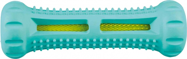 Іграшка для собак Trixie DentaFun кісточка з зубною ниткою натурльна гума 14 см (34847)